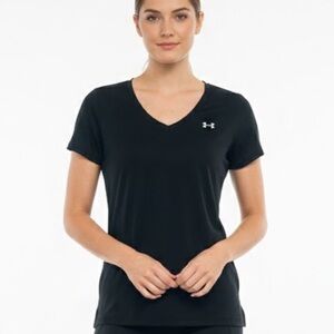 Under Armour Women's Classic Black V-Neck Tee
